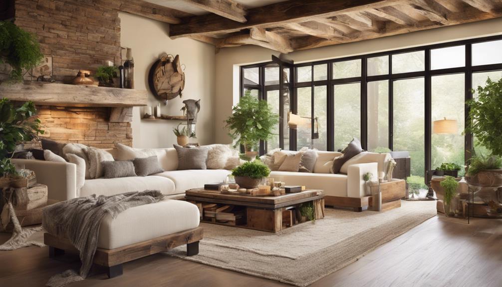blend rustic modern styles