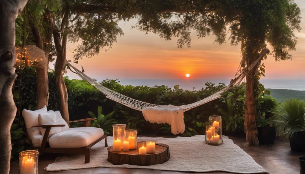 comfortable outdoor relaxation furniture