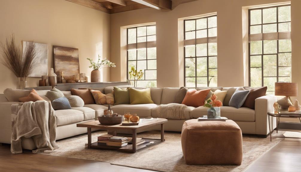 complementary furniture color selection