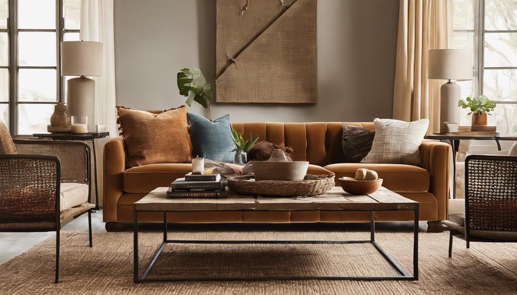 diverse textures and materials