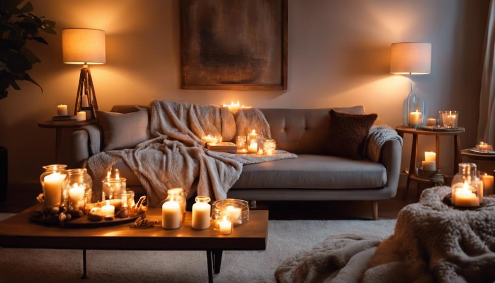 enhancing atmosphere with candles
