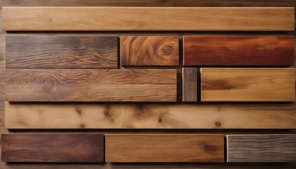 exploring different wood varieties