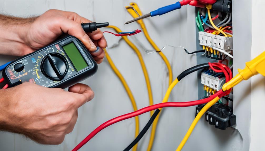 inspect electrical wiring connections