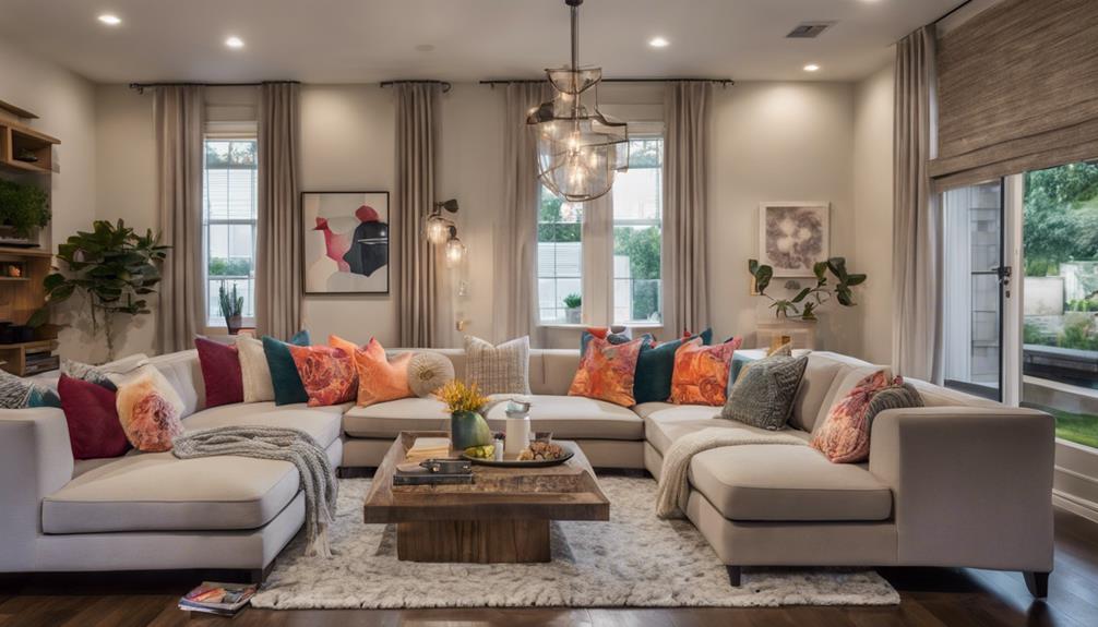 rugs defining interior spaces