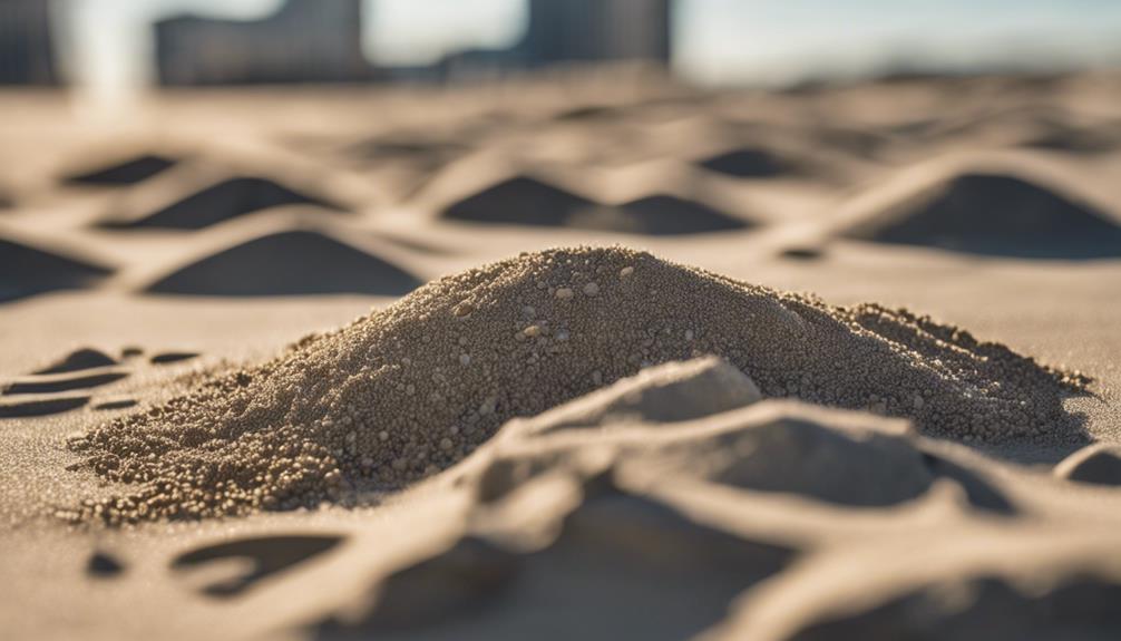 sand enhances concrete strength