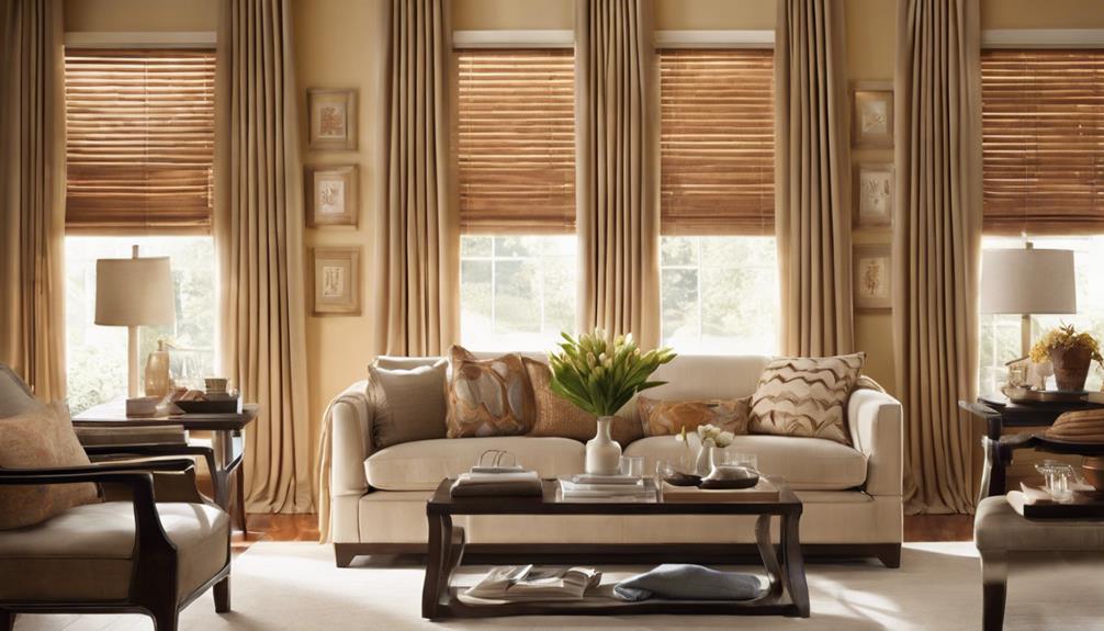 variety of window coverings